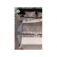 Комплект постельного белья Leleka-Textile Органик ранфорс двуспальный 175х210 (Р097)
