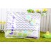 Комплект детского постельного белья Bepino Зигзаги серые и сердечки цветные 95х145 (ПЛ025)