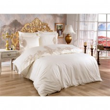Комплект постельного белья Arya Venice с кружевом евро 200х220 см (TR1006889)