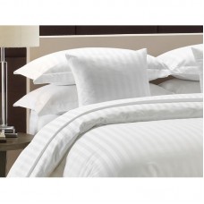 Комплект постельного белья Вилюта сатин-страйп полуторный 143х210 (stripe white)