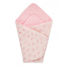 Конверт DOTINEM Minky плюшевый детский розовый 75х85 см (213145-1)