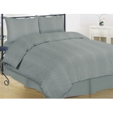 Комплект постельного белья Ecotton фланель двуспальный 180х215 (30-0508 grey)