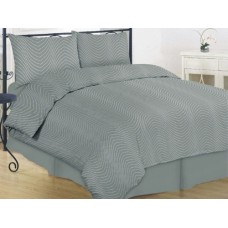 Комплект постельного белья Ecotton фланель полуторный 150х220 (30-0508 grey)