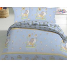 Комплект постельного белья Novita бязь двуспальный 180х215 (10-0211 blue)