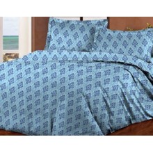 Комплект постельного белья Novita бязь полуторный 150х215 (40-0606 Blue)