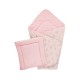 Конверт DOTINEM Minky плюшевый розовый 75х85 см с подушечкой 35х35 см (215608-1)