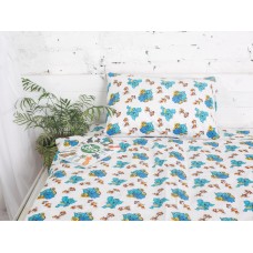 Комплект постельного белья Ecotton фланель детский 110х150 (10-0241 Blue)