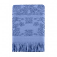 Полотенце Arya Isabel Soft с бахрамой 50х90 голубое (TR1002487)
