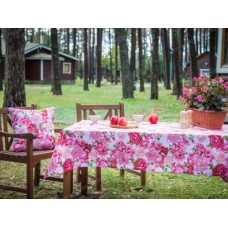 Подушка Ecotton декоративная холлофайбер 50х50 (Розовый сад)