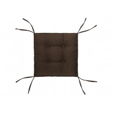 Подушка на стул DOTINEM CAPITONE AQUA коричневая 40х40х6 см (216904-1)