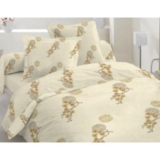 Комплект постельного белья Novita бязь двуспальный 180х215 (50-0012 beige)