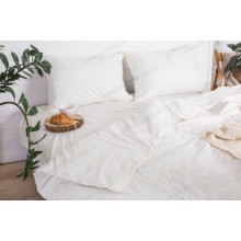 Комплект постельного белья Ecotton сатин двуспальный 210х220 (20-0709 white)