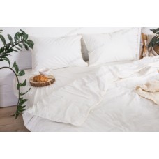 Комплект постельного белья Ecotton сатин полуторный 150х220 (20-0709 white)