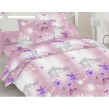 Комплект постельного белья Novita бязь двуспальный 180х215 (20-1080 Lilac)
