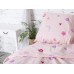 Комплект постельного белья Ecotton бязь Ранфорс полуторный 150х220 (40-0985 Pink)