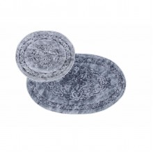 Набор ковриков для ванной Arya Antik Серый 60х100 и 60х50 - 2 предмета (TR1006873)
