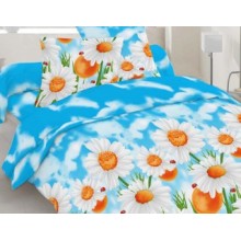 Комплект постельного белья Novita бязь двуспальный 180х215 (20-1158 Bright blue)