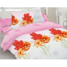 Комплект постельного белья Novita бязь двуспальный 180х215 (20-0980 Pink)