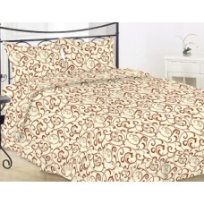 Комплект постельного белья Novita бязь двуспальный 180х215 (40-0456 beige)