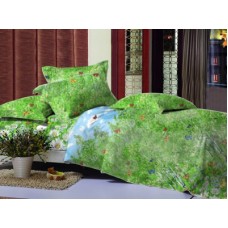 Комплект постельного белья Novita бязь евро 210х220 (3835 green)