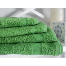Полотенце махровое Ecotton гладкокрашеное 30х50 (green)