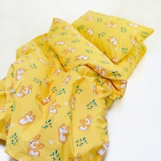 Комплект постельного белья Вилюта ранфорс детский 105х145 желтый (20122)