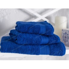 Полотенце махровое Ecotton гладкокрашеное 30х50 (blue)